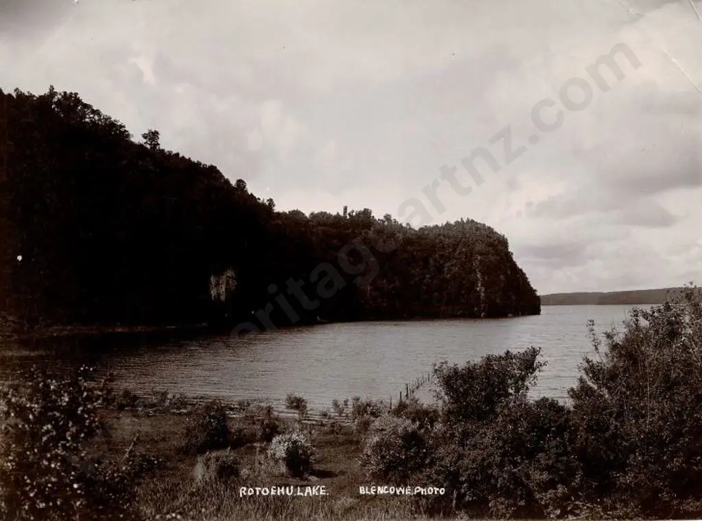 BLENCOWE, James Rasdell (1871-1945) - Rotoehu Lake - Late 19th Century Image 1++