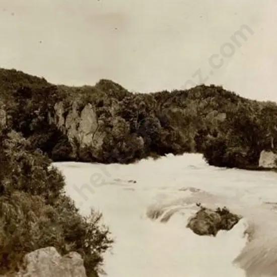 UNKNOWN - Waikato River below Huka Falls - Late 19th Century