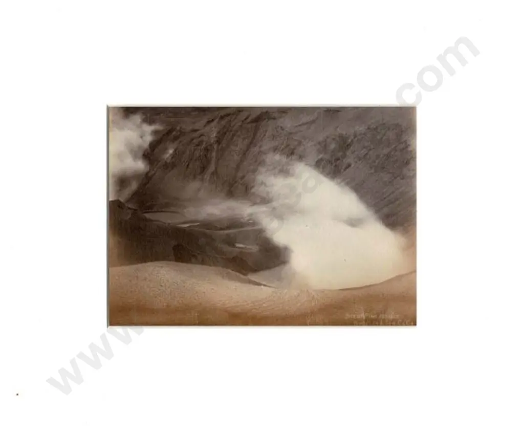 WHEELER, E. & SON - Christchurch (1864-1914) - Site of Pink Terrace (after the Eruption) Image 1++