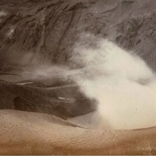WHEELER, E. & SON - Christchurch (1864-1914) - Site of Pink Terrace (after the Eruption)