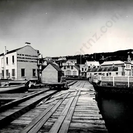 UNKNOWN - Wellington Wharf Jetty off Lambton Quay, c.1880