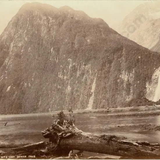 COXHEAD, Frank Arnold (1851-1908) - F.A.C. - Darran Mounts and Lady Bowen Falls, c.1880s