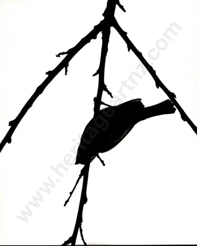 CASBOLT, Frederick Lennard (1896-1987) - Bird on Tree Branch Image 1++