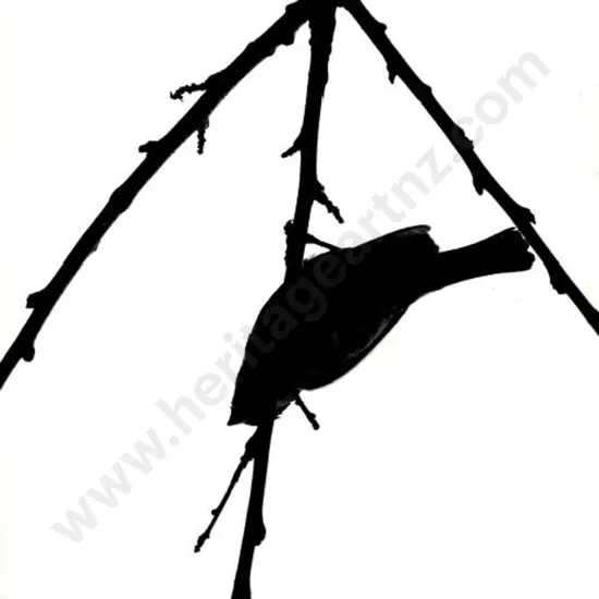 CASBOLT, Frederick Lennard (1896-1987) - Bird on Tree Branch