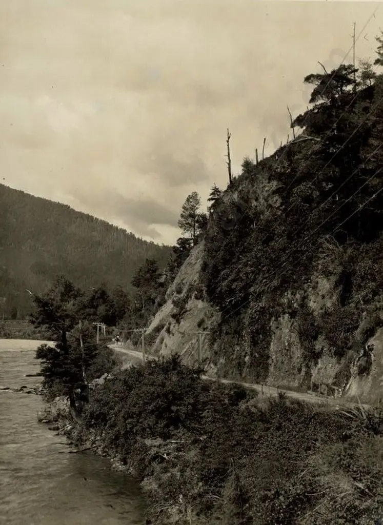 NZ GOVT PUBLICITY (Early 20th Cent.) - Otira Gorge?, c.1910 Image 1++