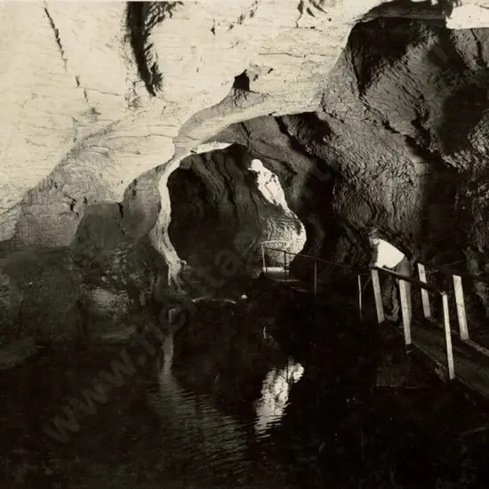 NZ GOVT PUBLICITY (Early 20th Cent.) - Inside Waitomo Cave,s c.1910