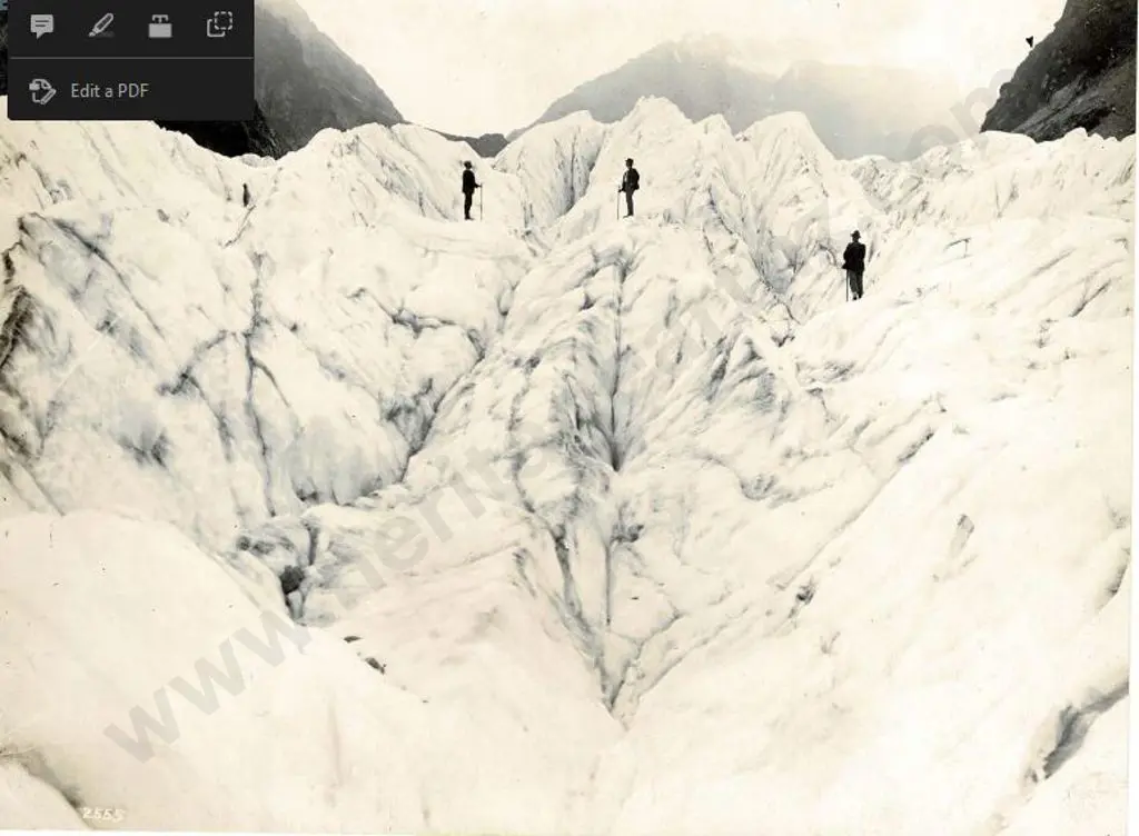 NZ GOVT PUBLICITY (Early 20th Cent.) - Mountaineers, c.1910 Image 1++