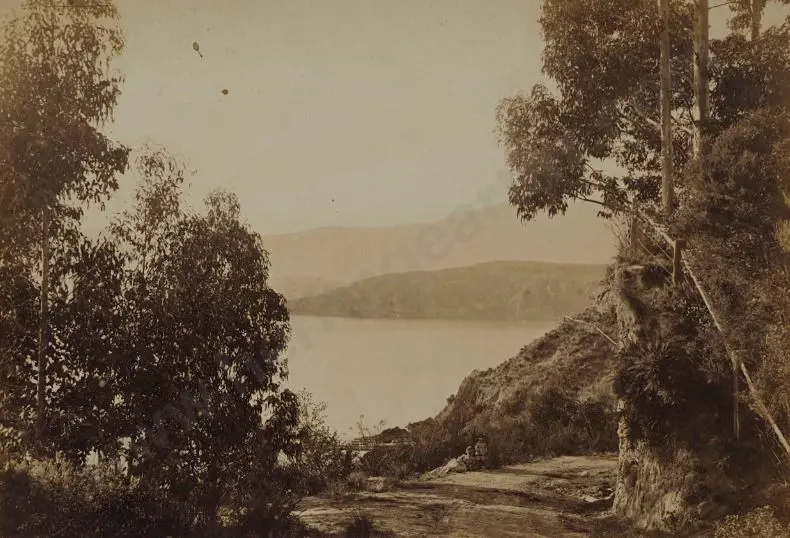 WHEELER, Edmund (1800-1877) - Southern Lake with Hills Image 1++
