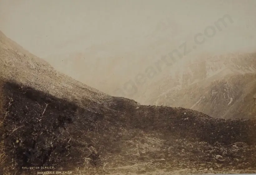 WHEELER, Edmund (1800-1877) - Rolleston Glacier Image 1++