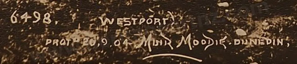 MUIR & MOODIE Photographers - Westport 1904 Image 1++