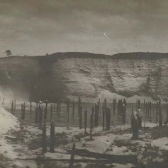 UNKNOWN - Waterfall into Lake