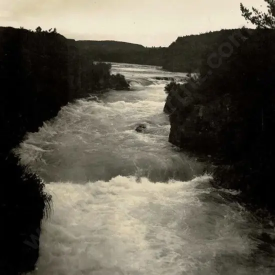 UNKNOWN - Rapids Above Huka Falls, Taupo, c.1920