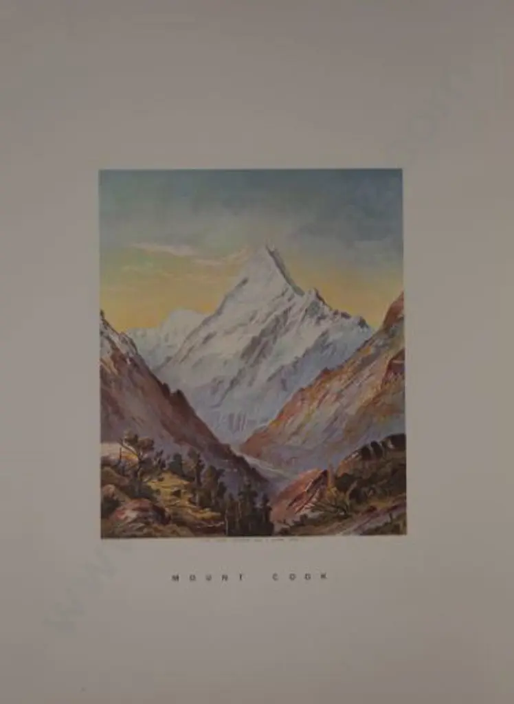 BARRAUD, Charles Decimus (1822-1897) - Mount Cook Image 1++