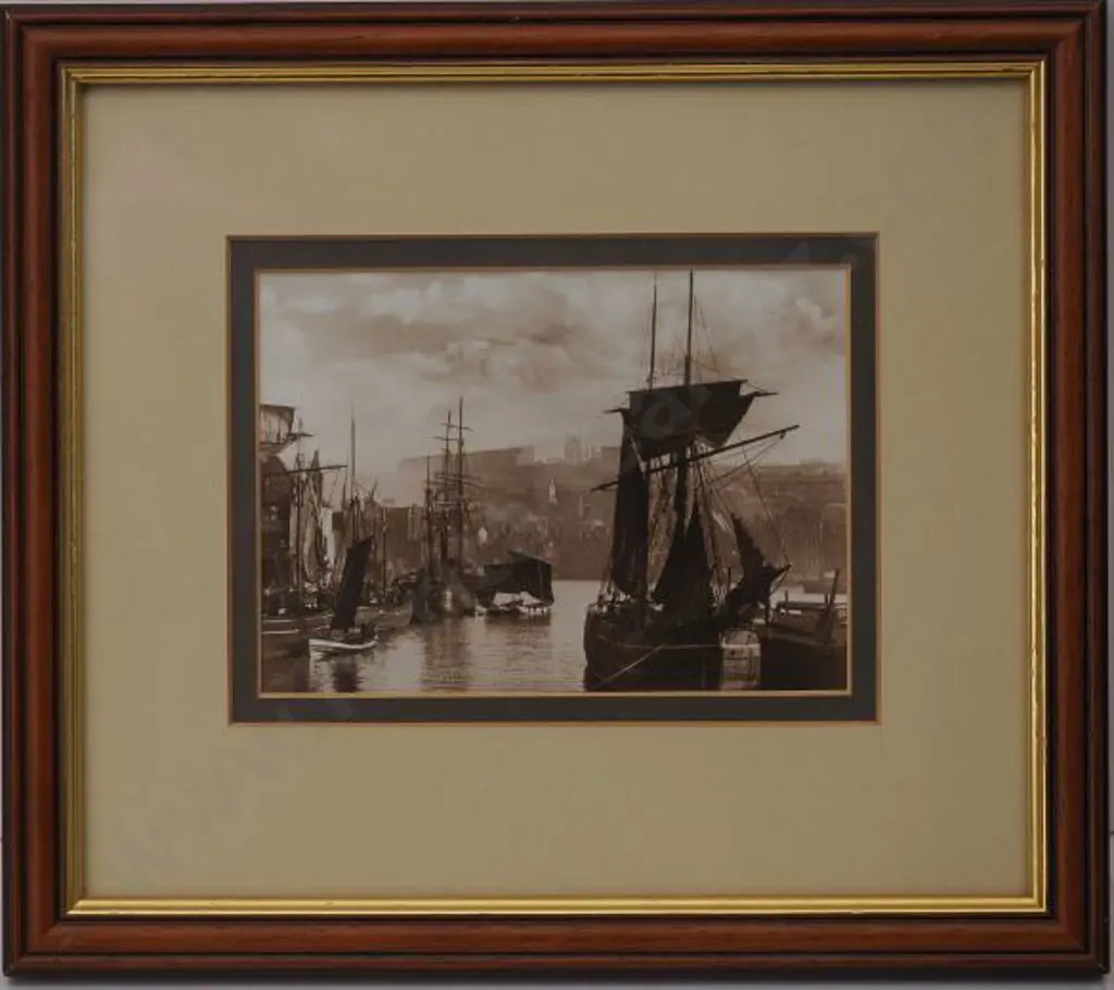 SUTCLIFFE, Frank (1853-1941) - The Dock End, Whitby, 1880 Image 1++