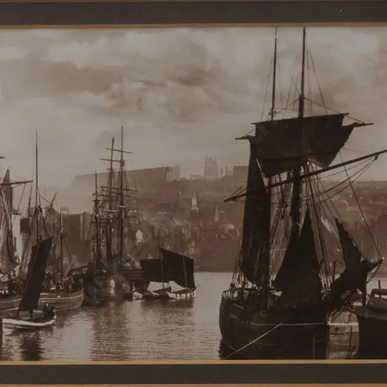 SUTCLIFFE, Frank (1853-1941) - The Dock End, Whitby, 1880