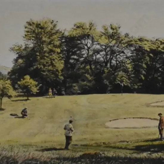 WEAVER, Arthur (1918-2008) - Out of Trouble (Golf)