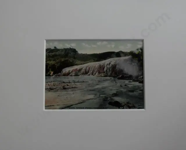 UNKNOWN Photographer - White Terraces, Orakei - Korako - c.1900 Image 1++