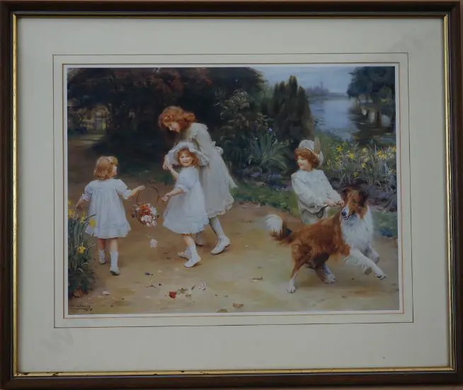 ELSLEY, Arthur John (1860-1952) - Love at First Sight Image 1++