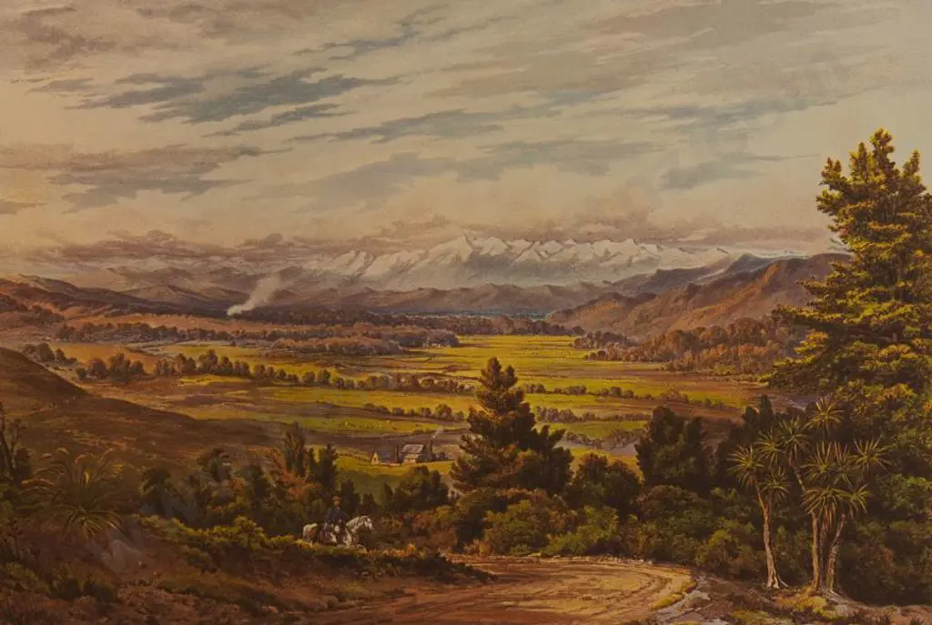BARRAUD, Charles Decimus (1822-1897) - Rangitikei - New Zealand Graphic & Descriptive (1877) Image 1++