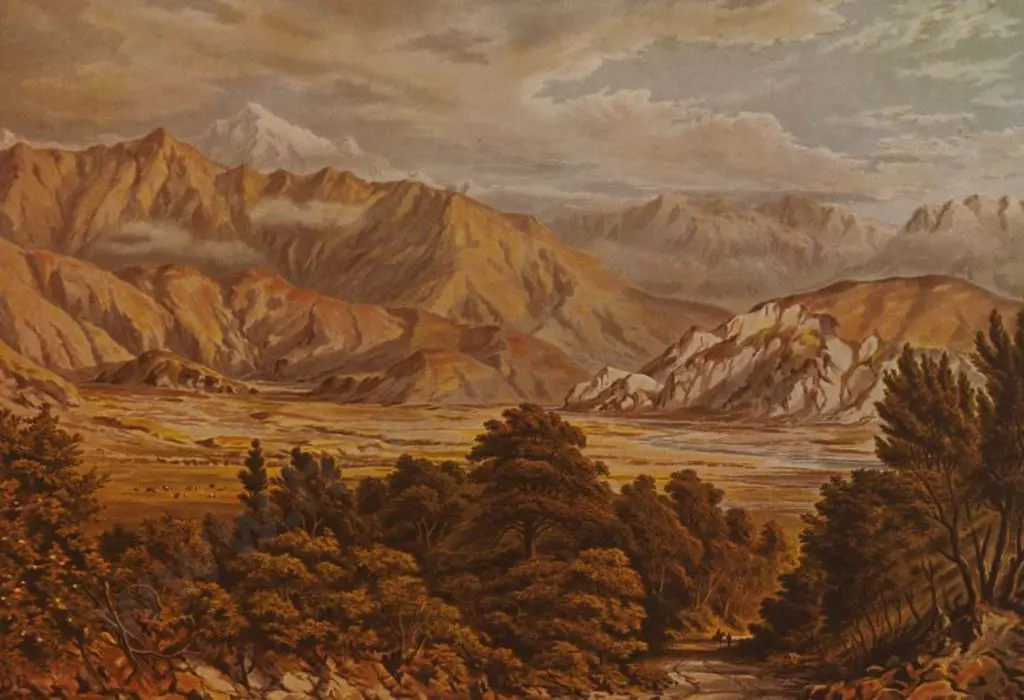 BARRAUD, Charles Decimus (1822-1897) - Clarence River - New Zealand Graphic & Descriptive (1877) Image 1++
