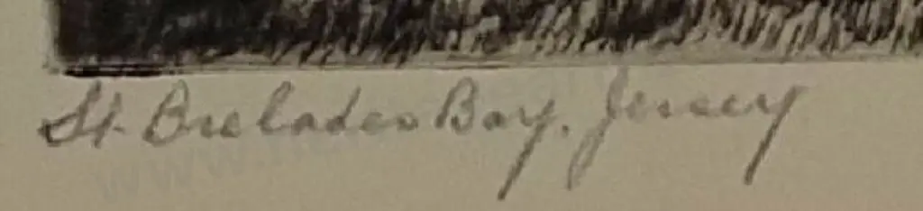 SIMES, A. (1887-1966) - St Brelads, Jersey Image 1++