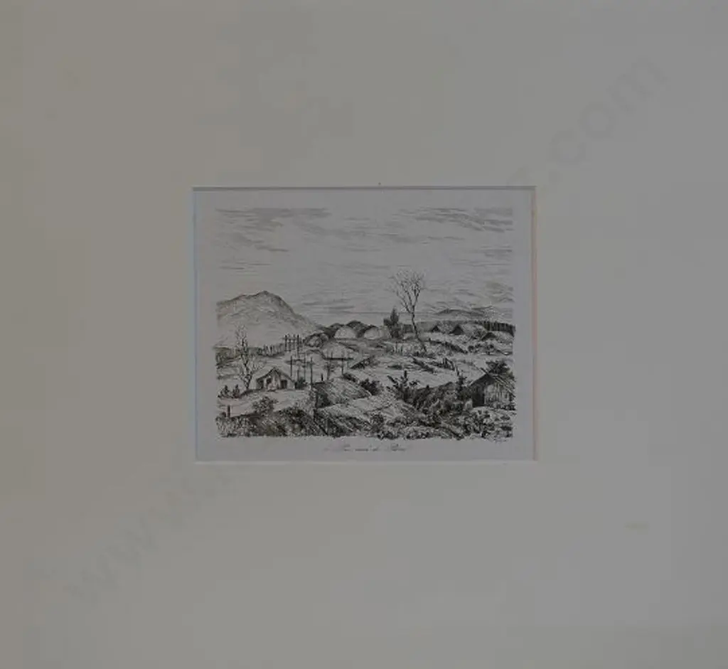SAINSON, Louis de (1800-1874) - Pa Ruine de Paroa c. 1834 Image 1++