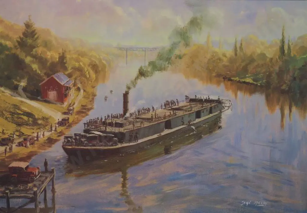 SPEEDY, John (1940-) - Paddle Steamer Rawhiti Image 1++