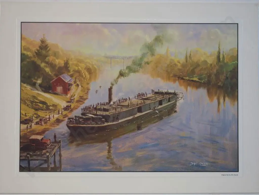 SPEEDY, John (1940-) - Paddle Steamer Rawhiti Image 1++