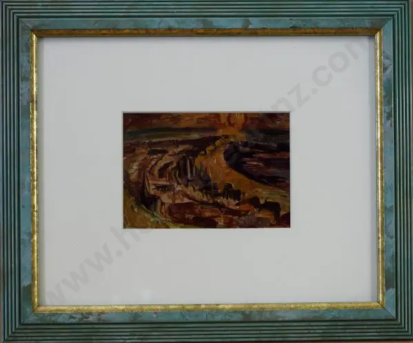 WOOLLASTON, Sir M. Tosswill (1910-1998) - Sunset, Grey River Image 1++