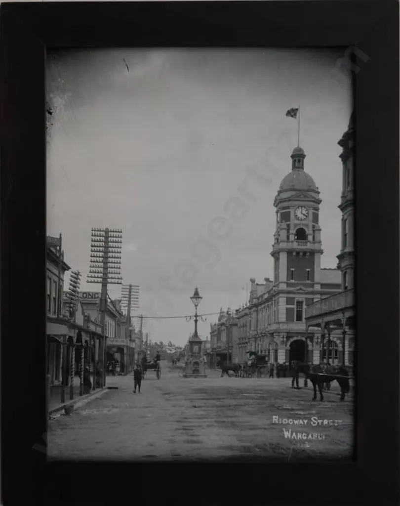 UNKNOWN photographer - Ridgway Street, Wanganui 1912 Image 1++