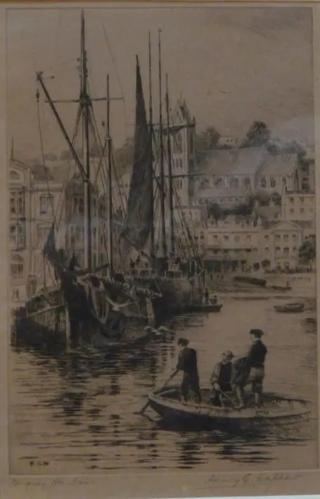 WALKER, Henry G. - Torquay Harbour Image 1++