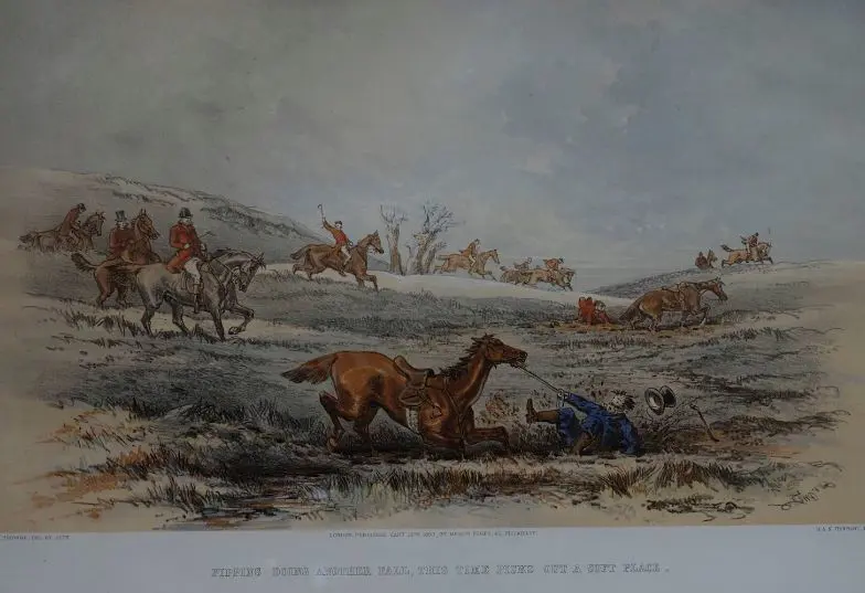 BROWNE, Hablot Knight (1815-1882) - Pippins Doing Another Fall Image 1++