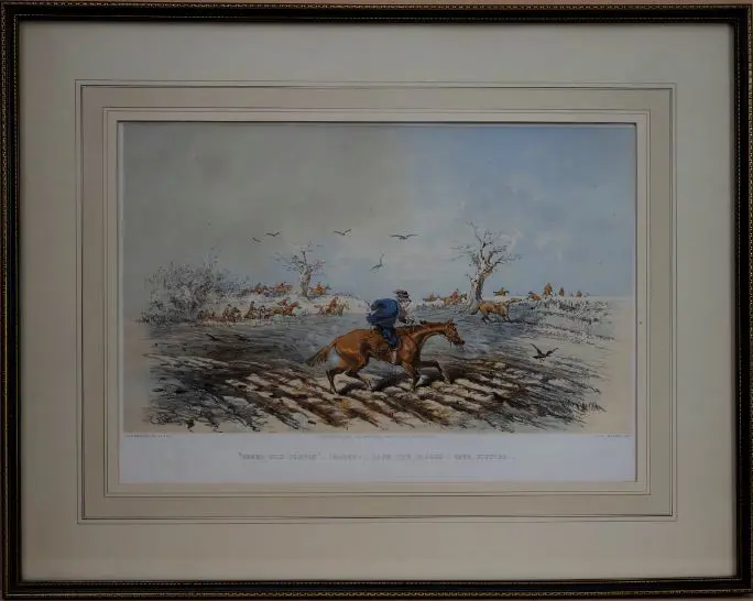 BROWNE, Hablot Knight (1815-1882) - Horse Racing - Speed the Plough Image 1++