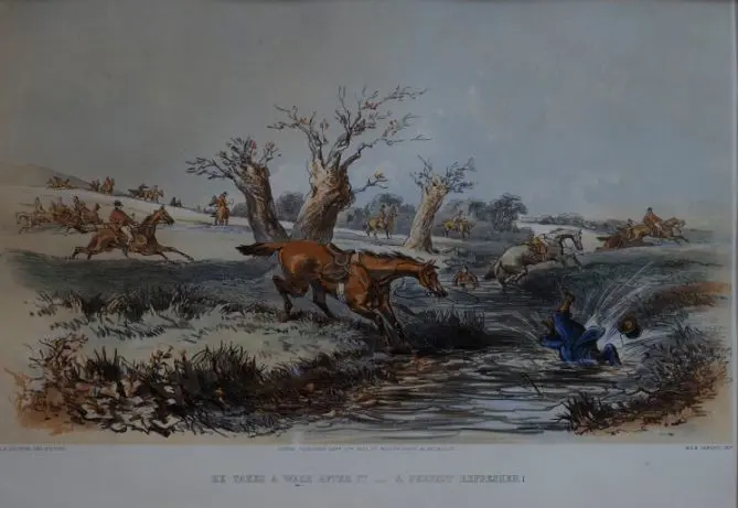 BROWNE, Hablot Knight (1815-1882) - A Perfect Refresher - He Takes a Wash Image 1++