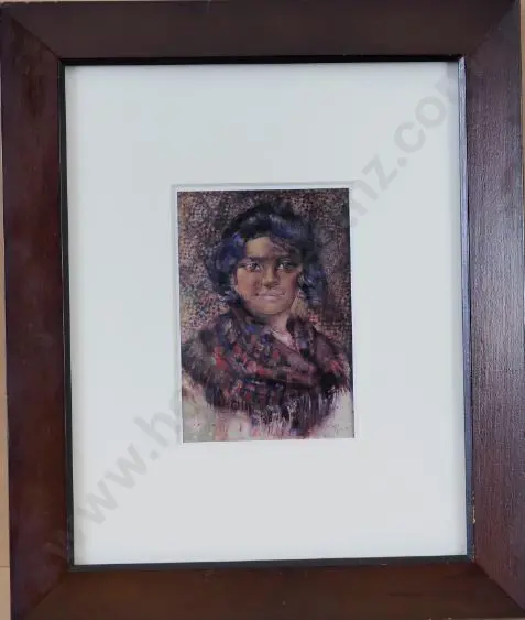 HODGKINS, Frances (1869-1947) - Maori Girl, 1888 Image 1++