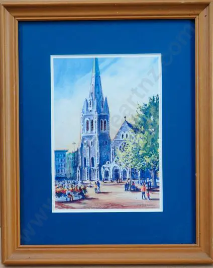 RASMUSSEN, Jan (20th Cent.) - Christchurch Cathedral (Before the Quake) Image 1++