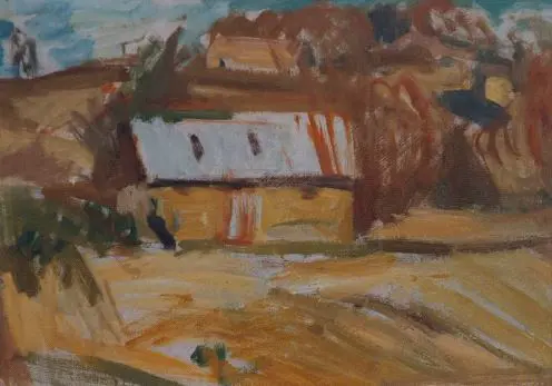 WOOLLASTON, Sir M. Tosswill (1910-1998) - Winter Morning, Mount Puia Image 1++