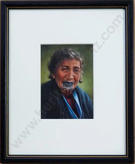 WADDINGTON, Phillip (1951-) - Tuhoe Chieftainess, Te Onewhero Tamarau Image 1++