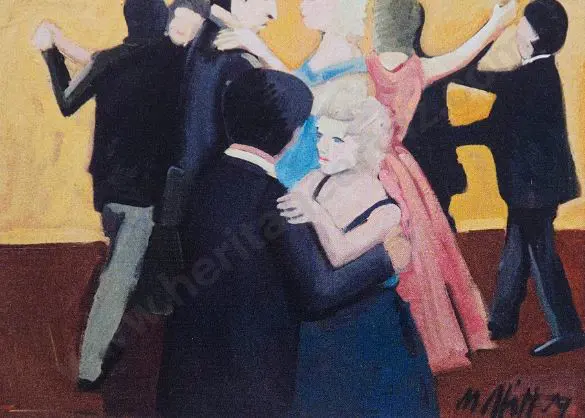 MOFFITT, Trevor (1936-2006) - Dancing with Effie Milne Image 1++