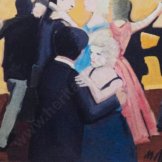 MOFFITT, Trevor (1936-2006) - Dancing with Effie Milne