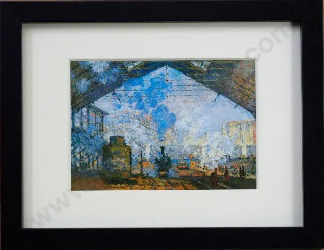 MONET, Claude (1840-1926) - Le Gare St Lazare, 1877 Image 1++