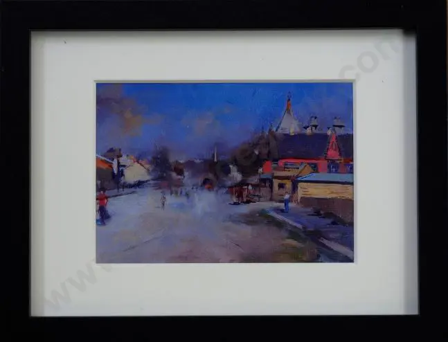 NERLI, Girolamo (1863-1926) - Dunedin Street Scene Image 1++