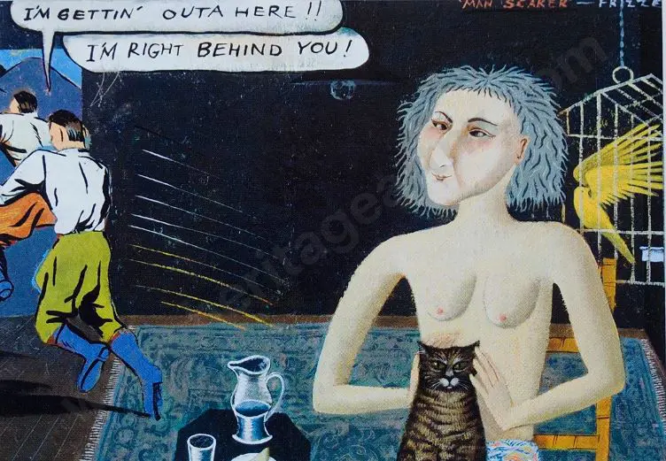 FRIZZELL, Dick (1943-) - Man Scarer Image 1++