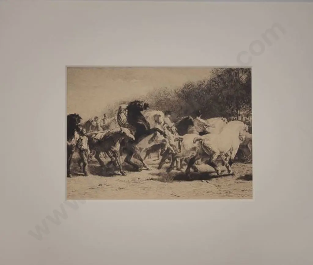 BONHEUR, Rosa (1822-1899) - The Horse Fair Image 1++