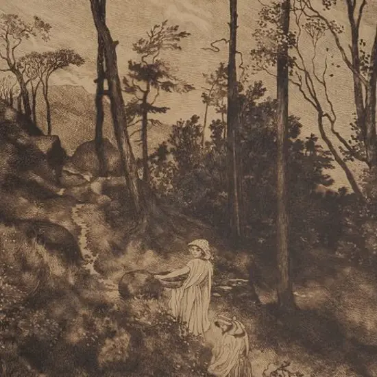 MASON, George Hemming (1818-1872) - Blackberry Gatherers