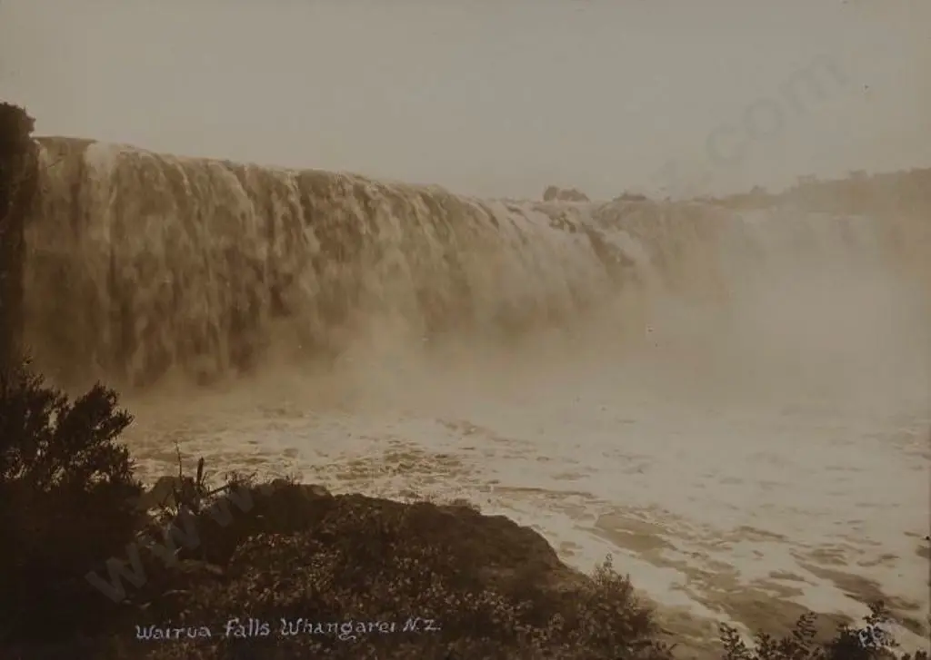 RADCLIFFE, Frederick George (1863-1923) - Wairua Falls, Whangarei Image 1++