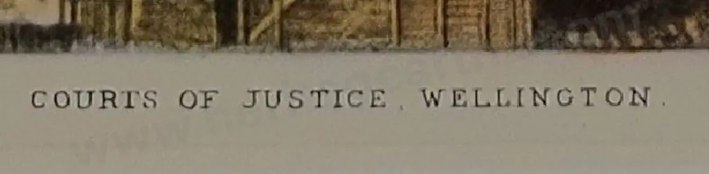 BREES, Samuel Charles (1810-1865) - Courts of Justice, Wellington Image 1++