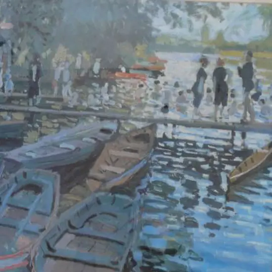 MONET, Claude (1840-1926) - Bathers at La Grenouillère, 1869