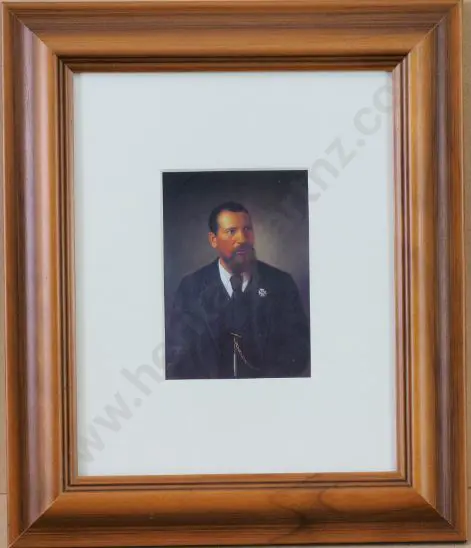 LINDAUER, Gottfried (1839-1926) - Nicholas Ellison (Ngai Tahu), British Royal Artillery Image 1++