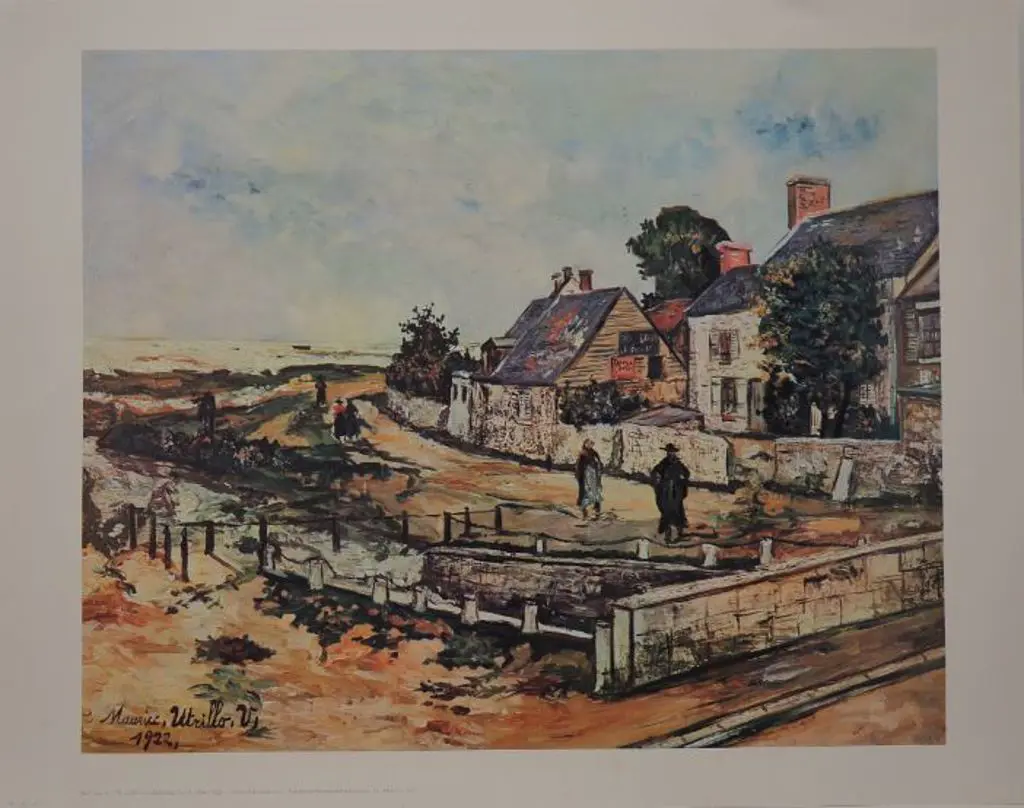 UTRILLO, Maurice (1883-1955) - Mont St Michel, 1922 Image 1++